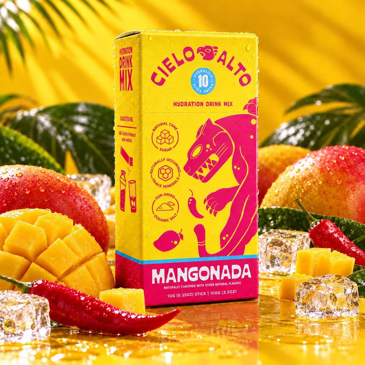 Mangonada Hydration Drink Mix – 10 Stick Packs