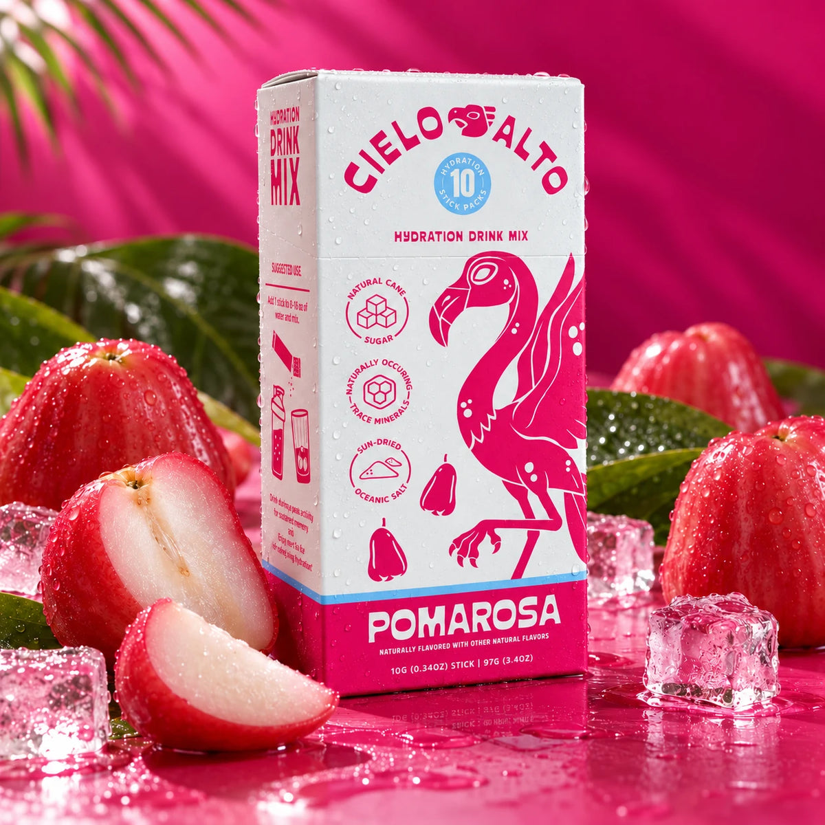 Pomarosa Hydration Drink Mix – 10 Stick Packs